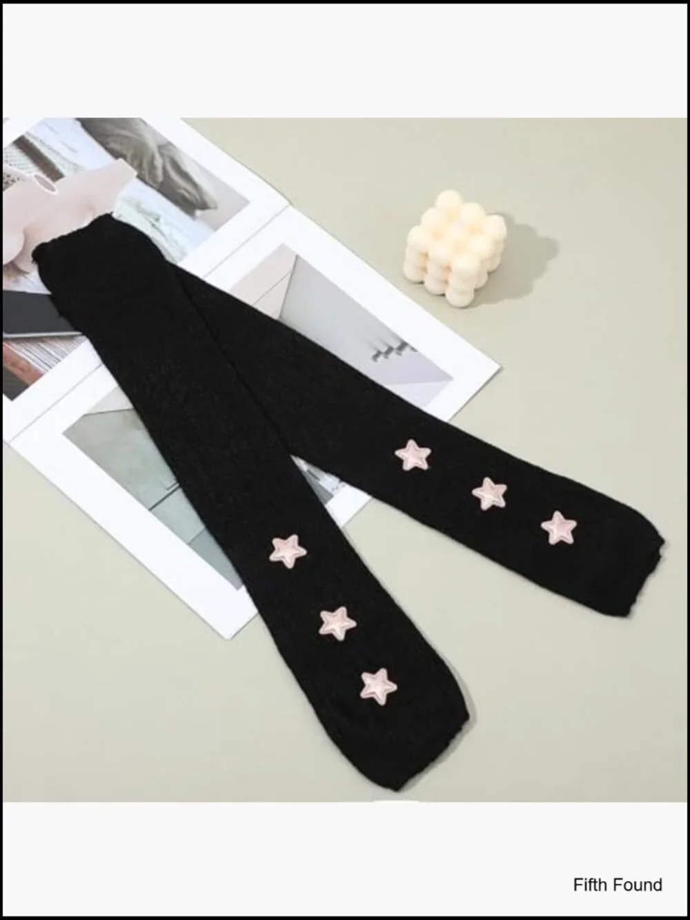 Knit Fingerless Arm Warmers Half Gloves Thumb Hole Kawaii Cosplay